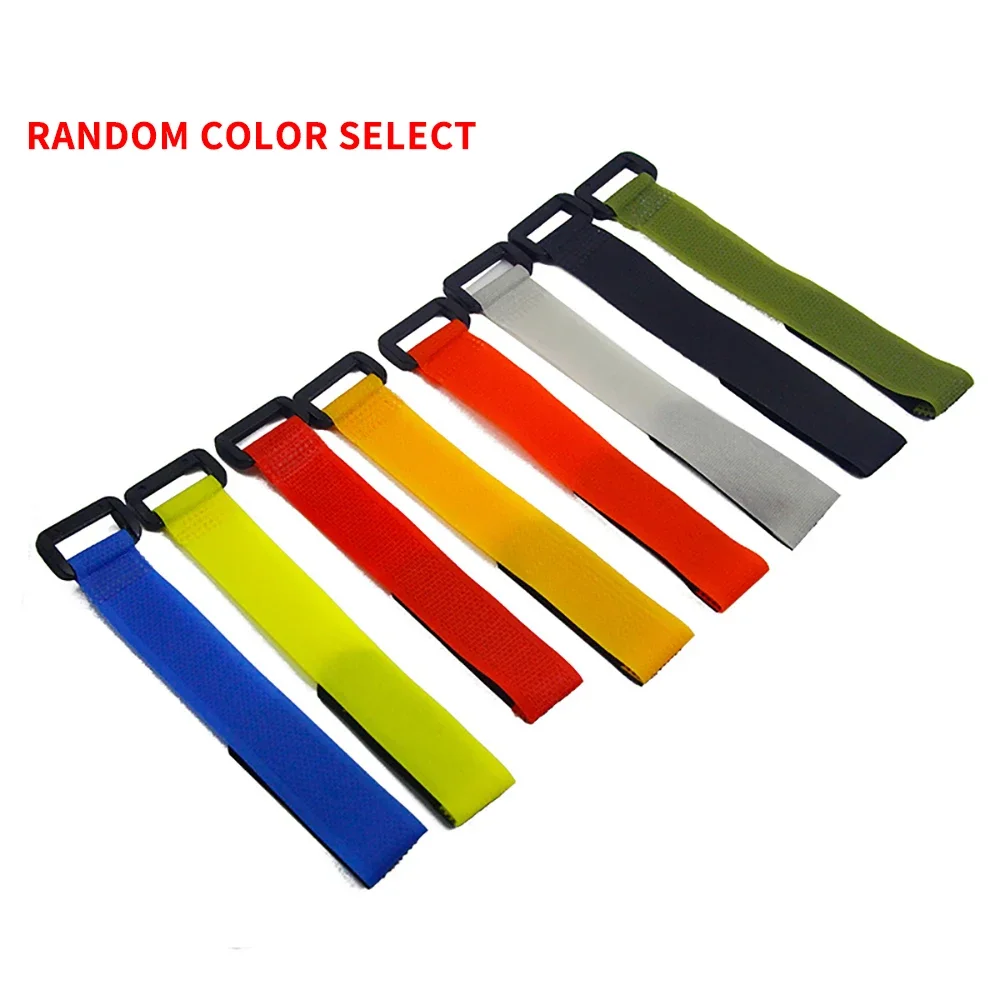 10pcs Fishing Rod Tie Holders Straps Belts Suspenders Fastener Hook Loop Cable Cord Ties Belt Fishing Tackle Fishing Accessories