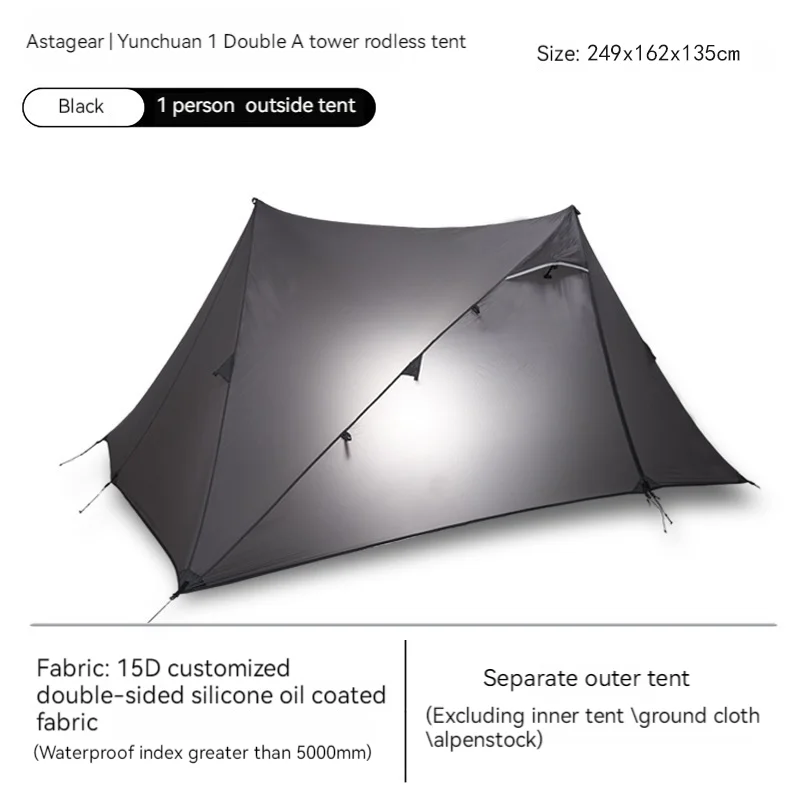 1p outside tent