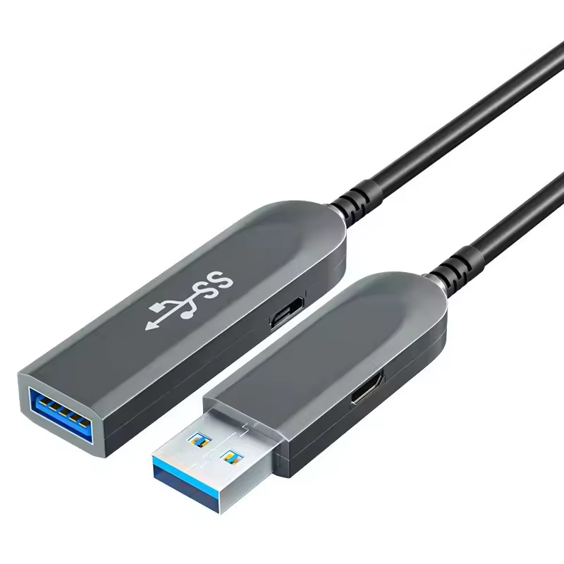 USB3.0 & 3.1 AOC Fiber Optical Data Cable 10Gbps USB3.0 Male to Female USB Extension Cable Long Length 10m 20m 50m