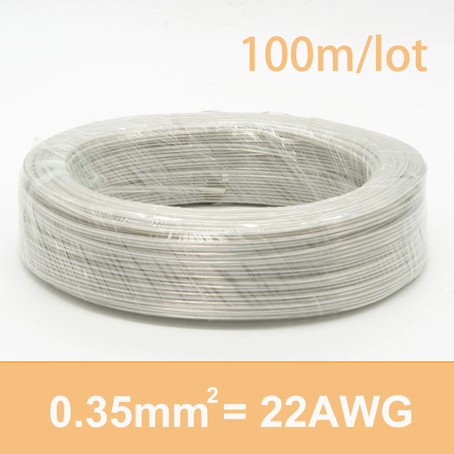 100M LED Neon Light Welding Silver Wire Middle Connector DIY Electrical Wire 2Pin 22AWG 20AWG 18AWG For 12V Neon Lamp Soldering