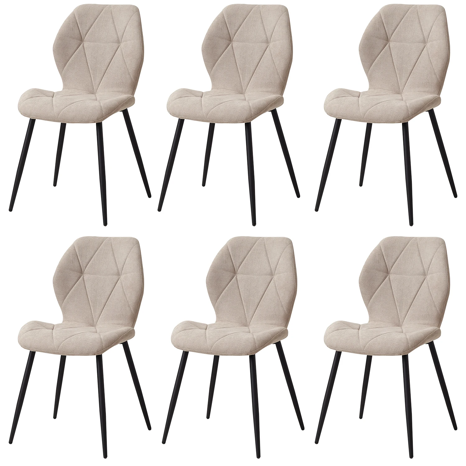 6PCS-Beige