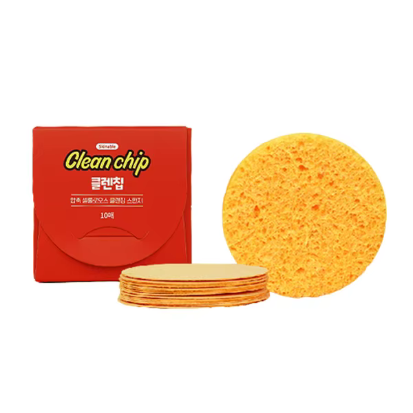 Skinable Cleansing Chip Cleansing Sponge 10Sheets