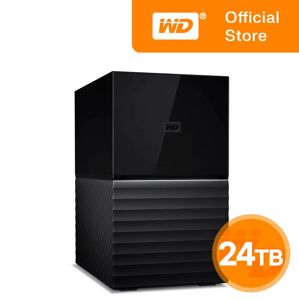 [WD Korea General version] WD NEW My Book DUO 24TB High-capacity external hard domestic genuine AS 3 years (domestic same day sent)
