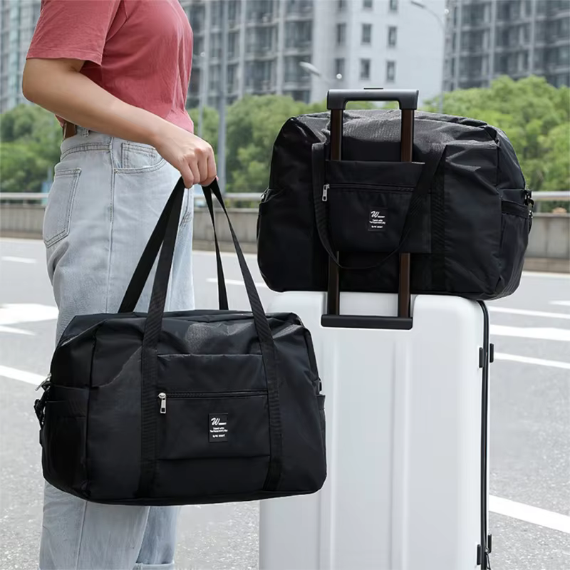Popular Boston bag/travel bag/folding bag/folding bag/carrier auxiliary bag/travel folding bag/row Boston bag