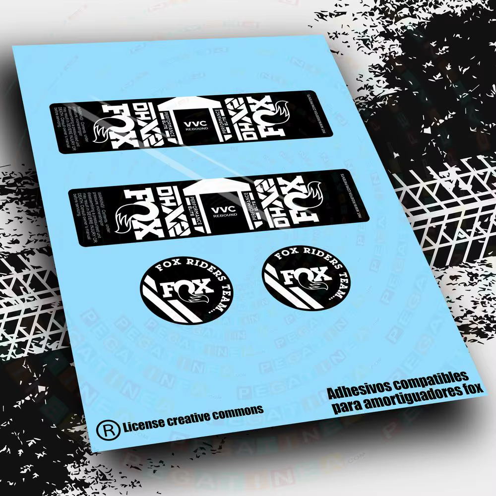 WP603 compatible stickers FOX DHX2 FACTORY MTB BTT bicycle accessories adhesive components