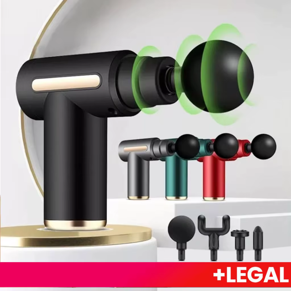 Legalplus Electric High Frequency Professional Muscle Massager Black Massage Free Delivery