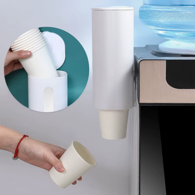 Adhesive 1-Cd Paper Cup Stacker Dispenser Cup Holder disposable Cup storage box