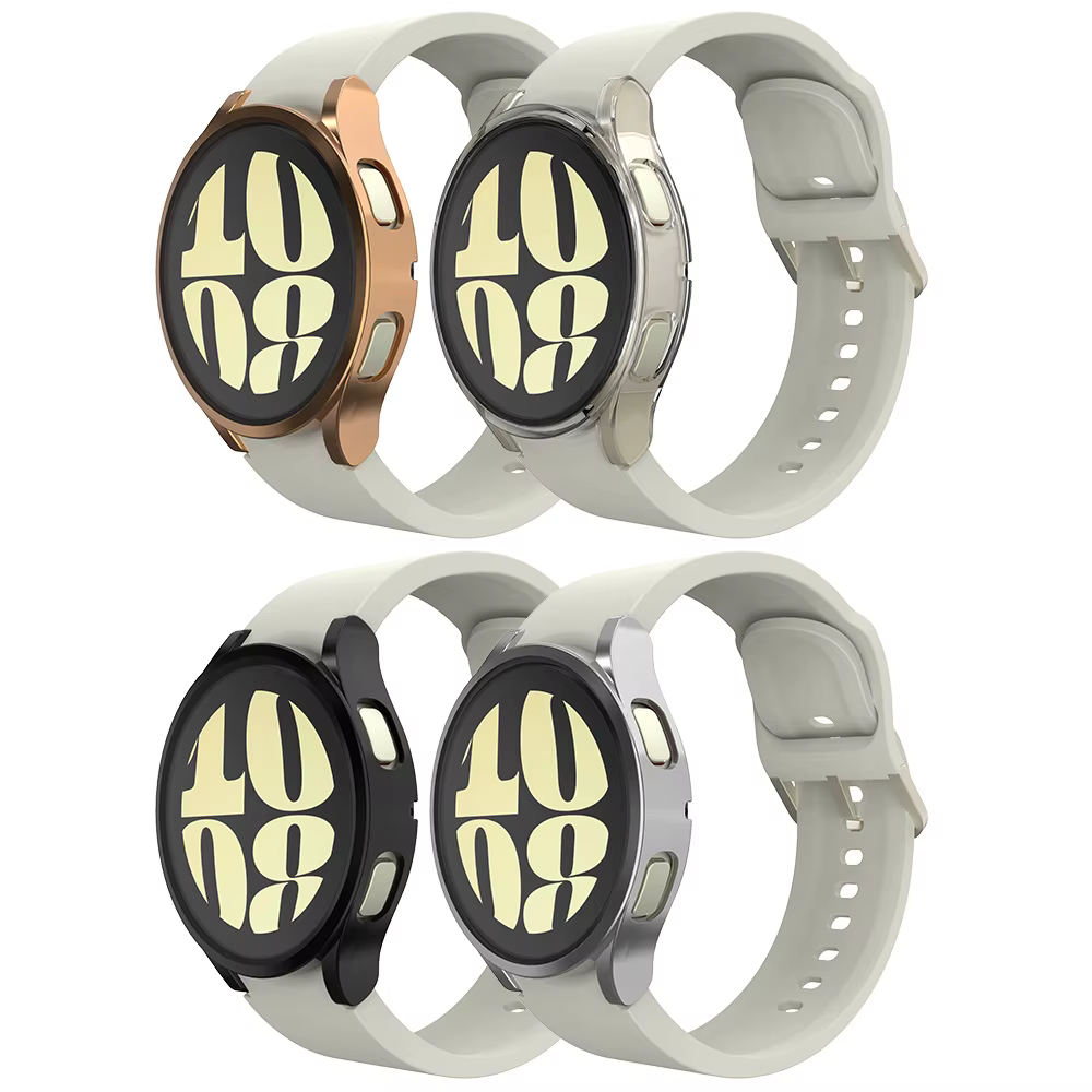 Galaxy Watch soft full cover case liquid crystal protection strap for Galaxy Watch 6 Classic 5 Pro PRO 4 3 Active 2 40/41/42/44/45/46mm