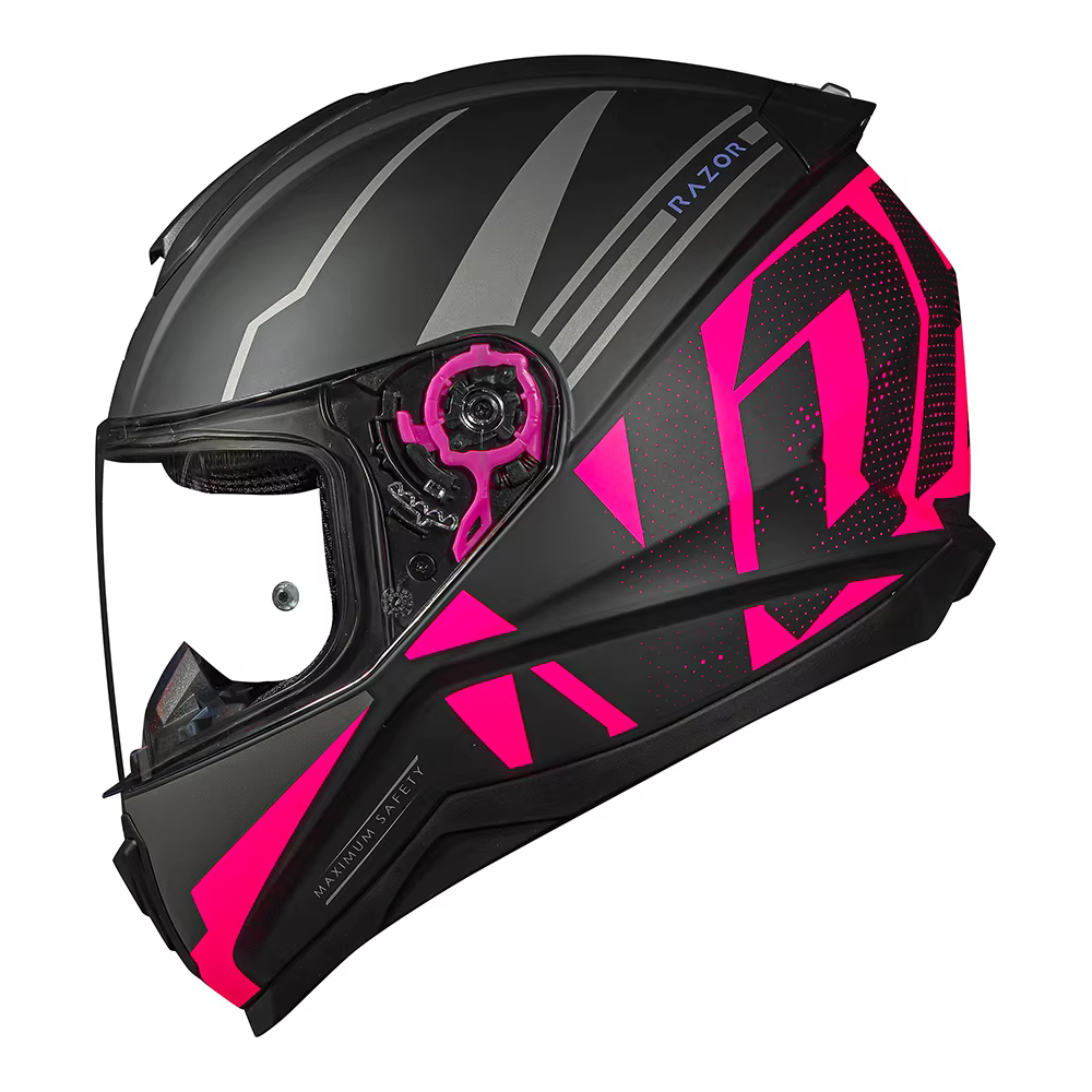 Capacete Norisk Razor Full Matte Black/Pink