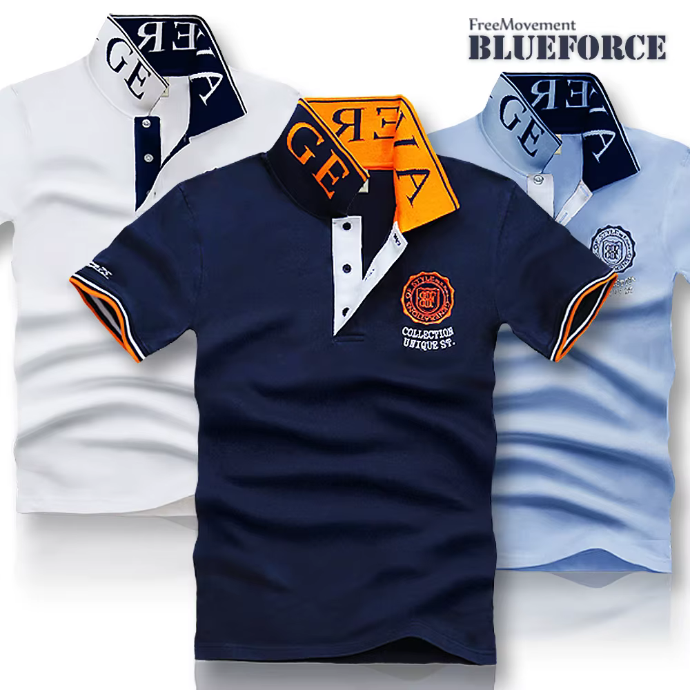 Blue Force Scuba Half-sleeved Karati Big-size Casual Muziness Group Fit Couples' Look