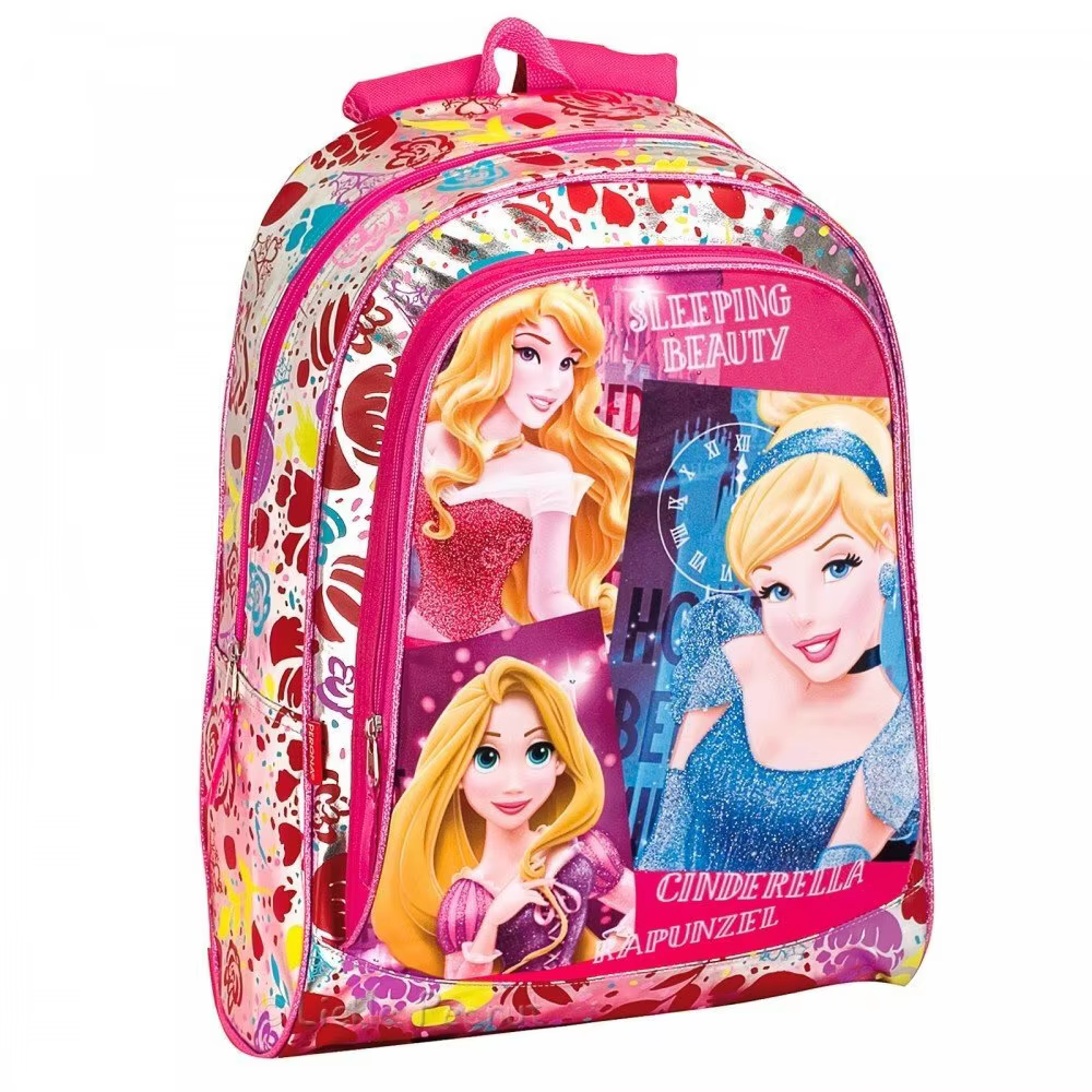 MONTICHELVO - LARGE PRINCESS BACKPACK 43 CM - ADAPTABLE TO TROLLEY, 51729, boy, girl, store, new, original, gift, woman, man, college, school, official license