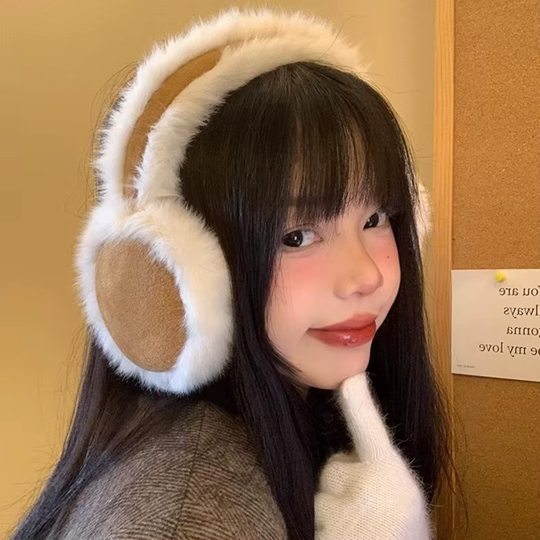 Winter Winter Winter Winter Winter Ear Fold Fleece Folding Women's Thermless Earfout