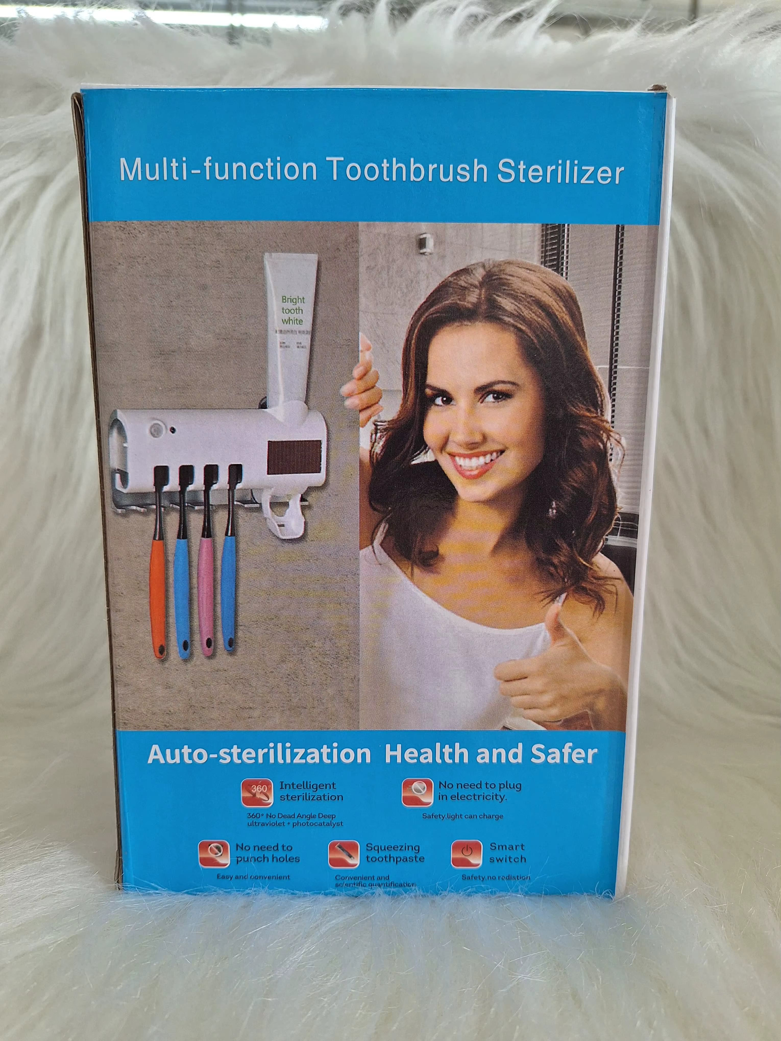 Aplicador Pasta de Dente Suporte Dispenser Escova Automático