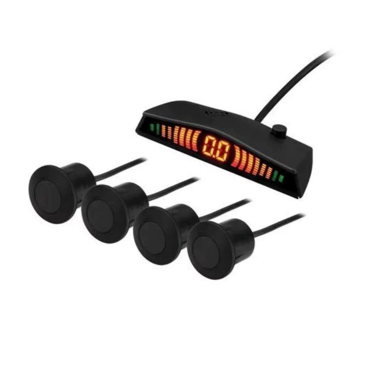 Sensor De Estacionamento 4 Pontos Kx3 Preto Emborrachado