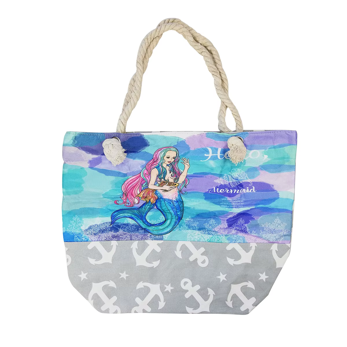 Women's Bag, Large Shoulder Bag, Great for Beach, Boardwalk and Holiday Fun or Other Special Occasions, Great Comfort Different Mermaid Designs