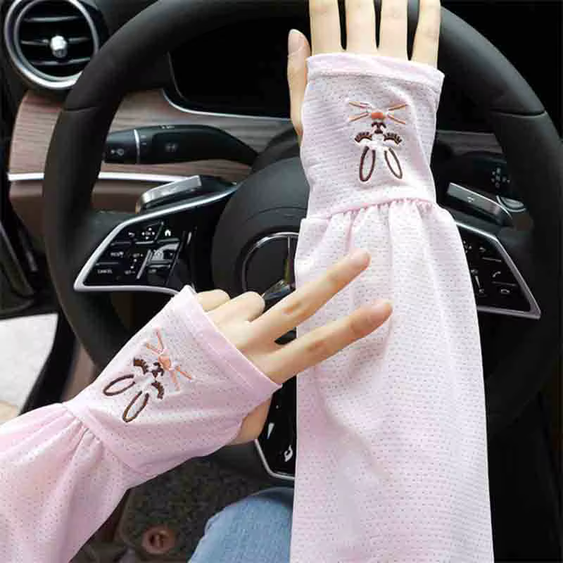 Sun-Proof Rabbit Hand-back Sto-driving Sto-Sit Women Cool-Killing Palto Sports Outdoor Activities Golf Cool Warmer Summer Sat city