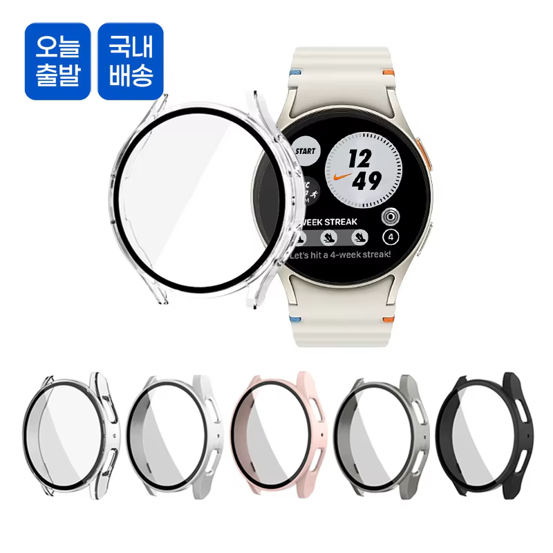 StoryLink Galaxy Watch 7 Tempered Glass Full Cover Case 40mm, 44mm Samsung ojm