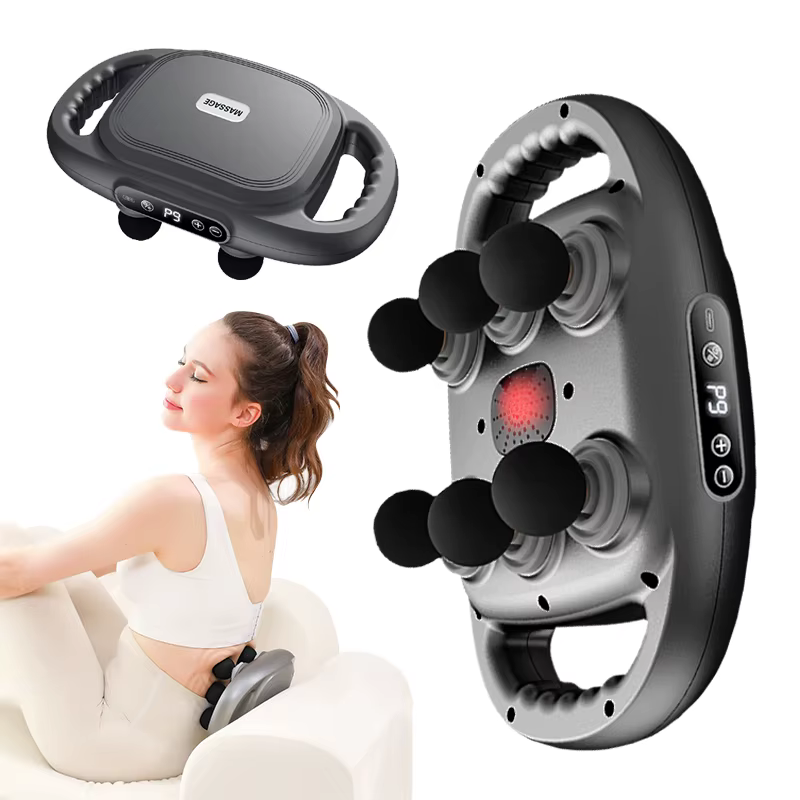 Six-Head Fascia Gun Electric Muscle Massager to Relax the Body and Relieve Leg and Neck Fatigue Massage Gun Fascia Machine