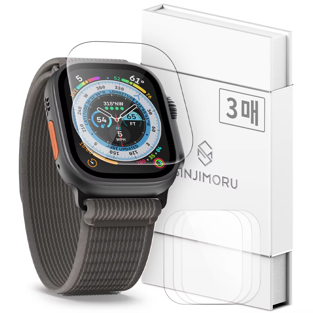 3 sheets Apple Watch Tempered Glass Liquid Crystal protective film Apple Watch Ultra 2 49mm