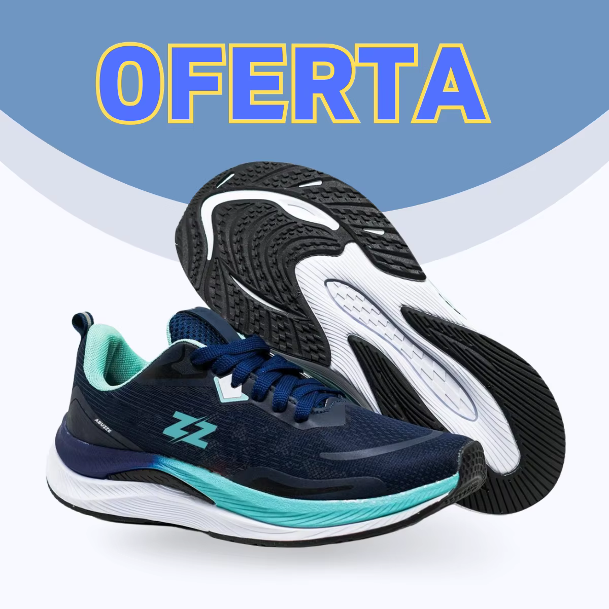 Abuzze Breathable Women's Walking Academy Sports Sneakers