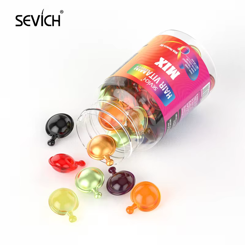 30PCS Hair Vitamin Capsules Keratin Complex Oil Moisturizing Nourishing Hair Serum Hair Treatment Oil for All Hair Repair Oil