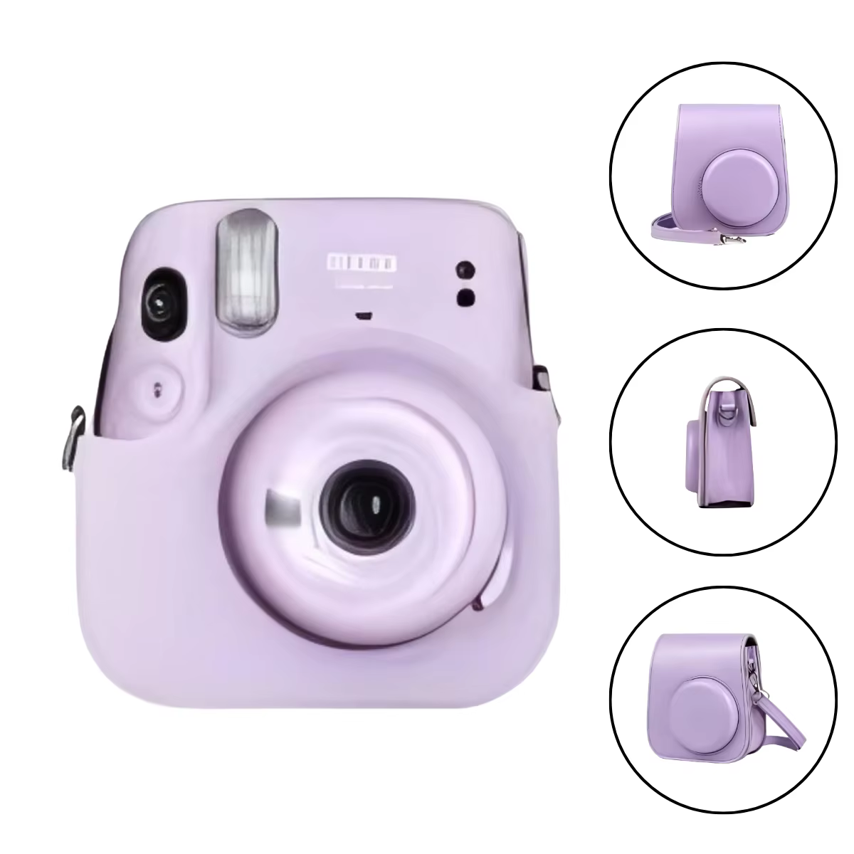Instax Mini 11 and 12 Groovy Light Purple Bag