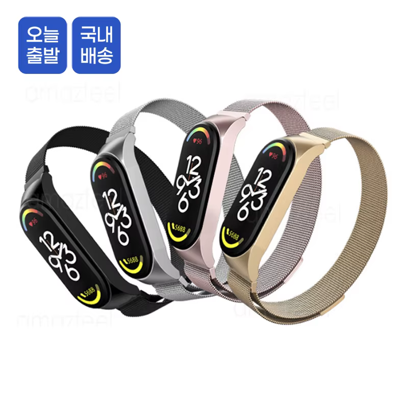 Story Link Mi Band 7 Mileniz Loof Metal Strap Xiaomi Metal Stainless Steel Bracelet for Mi Band 7 ojm