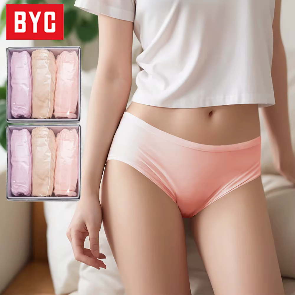 BYC [6 Buy] Women 40 pure cotton 100% MY panty set Sunday women underwear panties
