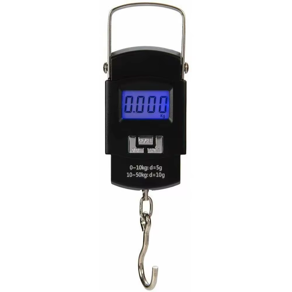 Maxia Market 10g - 50kg Digital Portable Electric Hanging Scale Luggage Weighing Luggage Weighing Travel Bags-Accurate Measurement with LCD Display and Night Vision