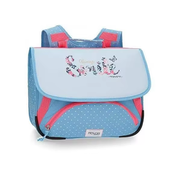 Joumma Movom Always Smile backpack cardboard blue polyester 16.1L