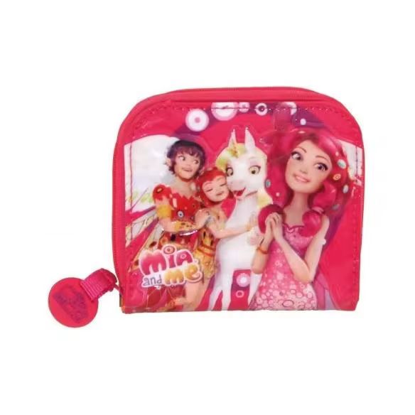 Joumma Mia & Me children's wallet fuchsia 12cm coin compartments