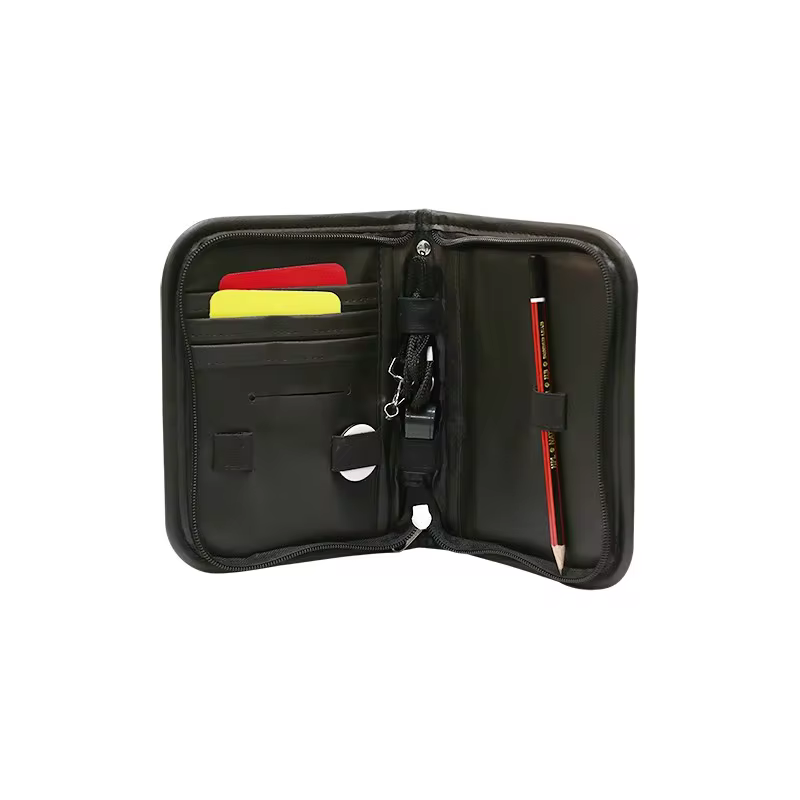 Deluxe Softee card holder-referee organizer-red and yellow-20x16x3cm
