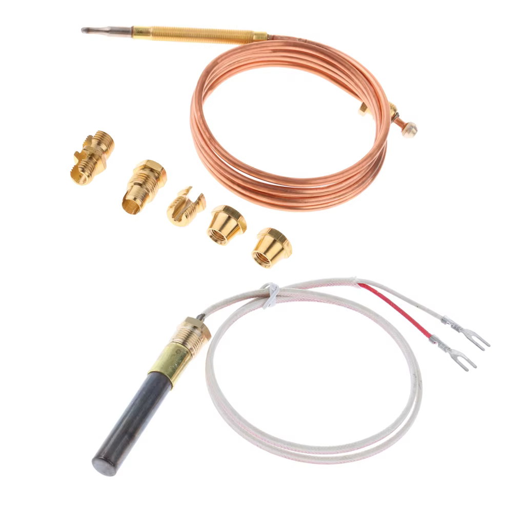 90cm Thermocouple Replacement Set & 61cm Thermopile for gas boiler and gas water heater
