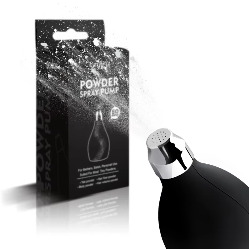 Powder Atomizer Bottle Refillable Silicone Sprayer Container Talcum Dispensed Bottle Hair Salon Styling Tools