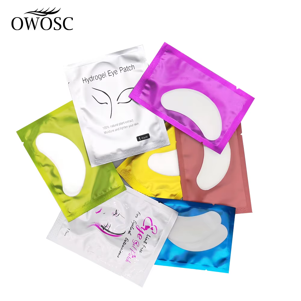 50/100 Pairs Eyelash Extension Paper Patches Lint Hydrating Lash Extension Pillow Sticker Under Eye Pads Eyelash Makeup Tools