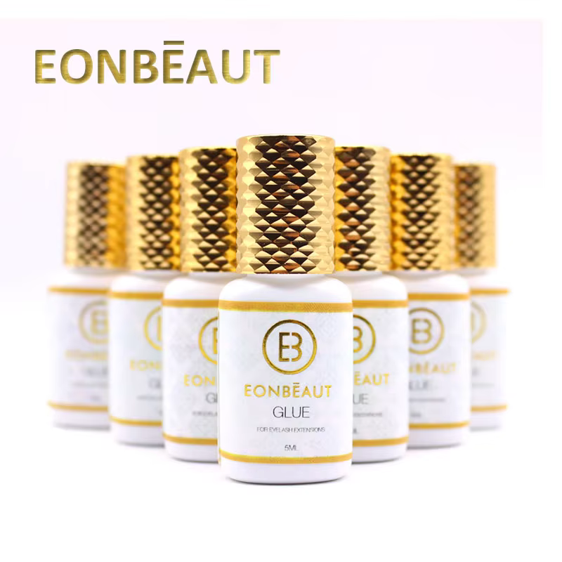 10 Bottles EONBEAUT Eyelash Extension Glue Professional Fast Drying Lasting 5ml Low Odor Fake Eyelash Adhesive Makeup Tools