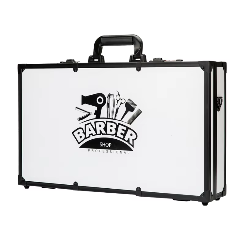 Hot!New Men Portable Luxury Beauty salons Suitcase Code Lock Toolbox Women Cosmetic case Clipper Scissors Box carry on luggage