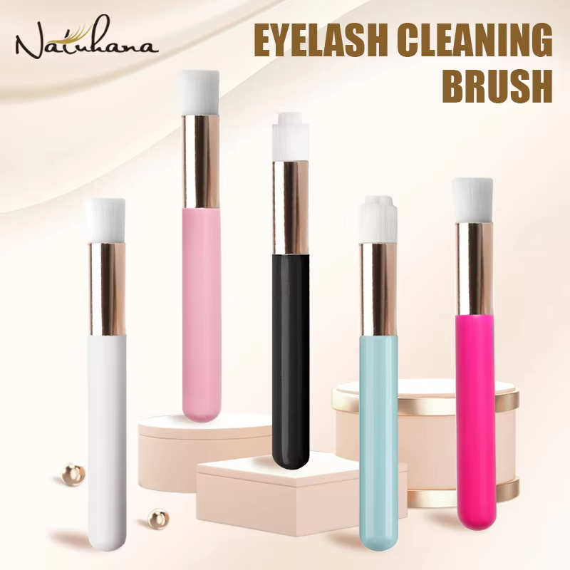 NATUHANA Eyelash Cleaning Brush Wholesale Lash Shampoo Cleansing Kits Eye Foam Cleanser Makeup Brushes Professional Makeup Tools