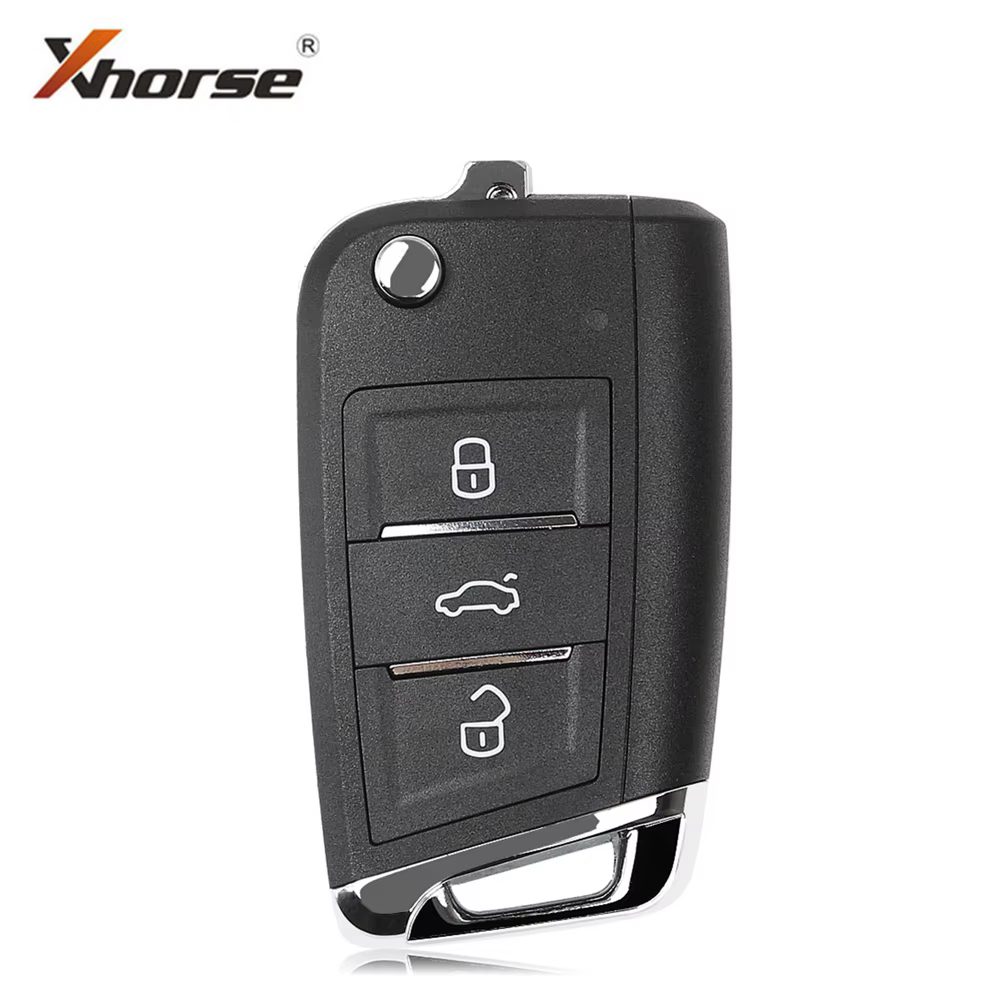Xhorse XEMQB1EN Super Remote Key For MQB Style 3 Buttons Built-in Super Chip English Version 5Pcs/Lot