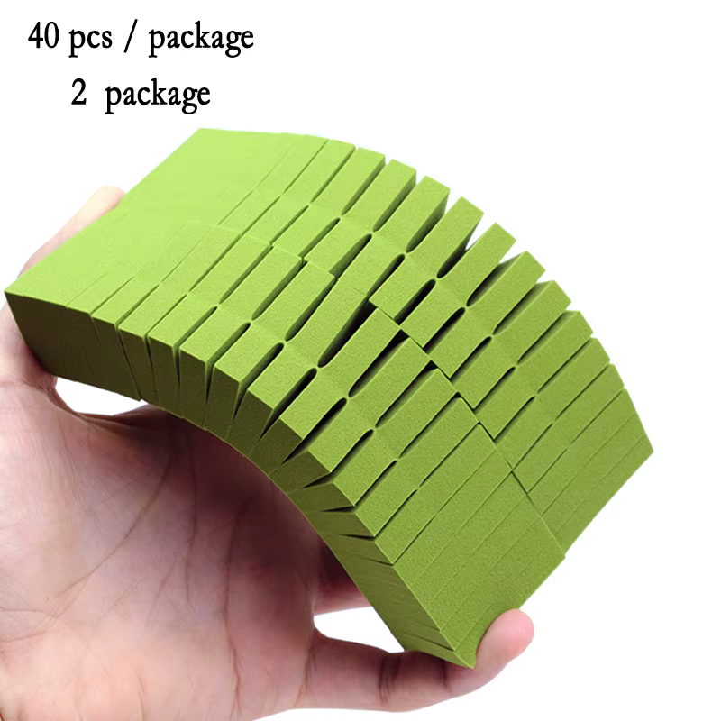 40 Small Squares Makeup Sponge Set Puff Face Foundation Concealer Cosmetic Powder Make Up Blender Blending Sponge Tools 2 Packs