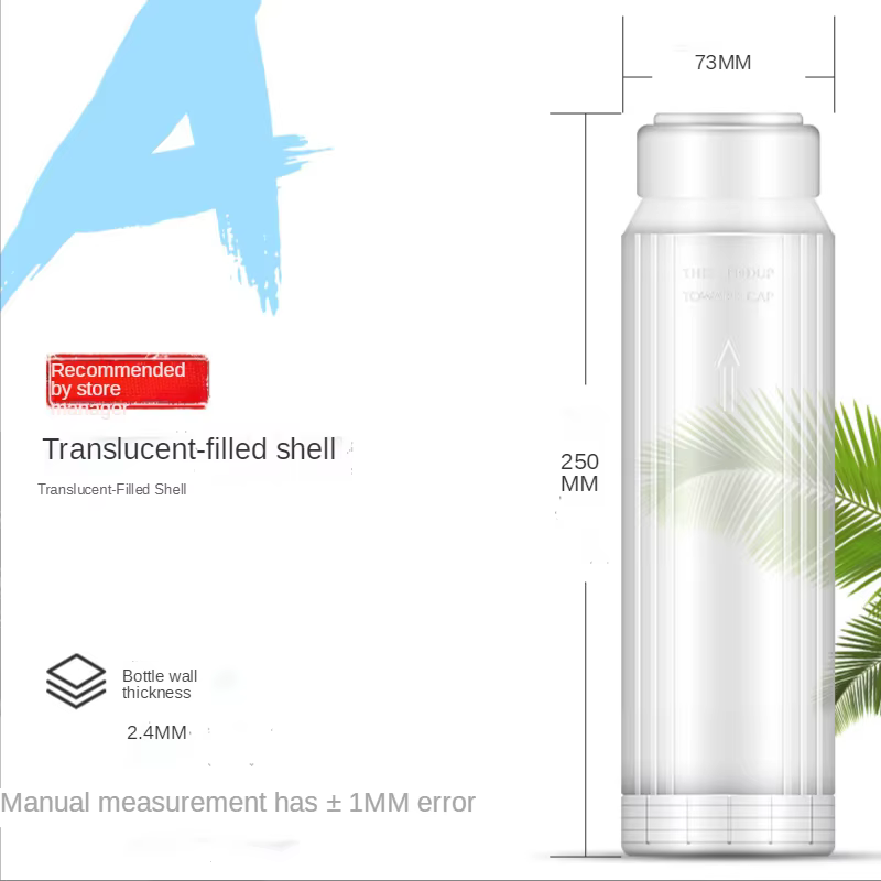 10 inch Water Filter Bottle 250mm Used For the Resin Chlorine Ball,Carbon Diy FreeShipping