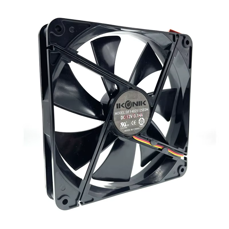 New 140mm 14cm Mute Quiet Computer Cooling Fan,140X140X25mm Sleeve Bearing 12V 1100RPM 3Pin 3-Wire PC Case Cooler