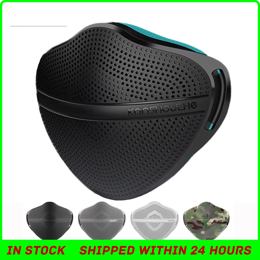 Silicon Face Mask Respirator Mouth Caps Filters Protective Dust Face Shield Activated Carbon Filter Reusable Washable Anti Dust