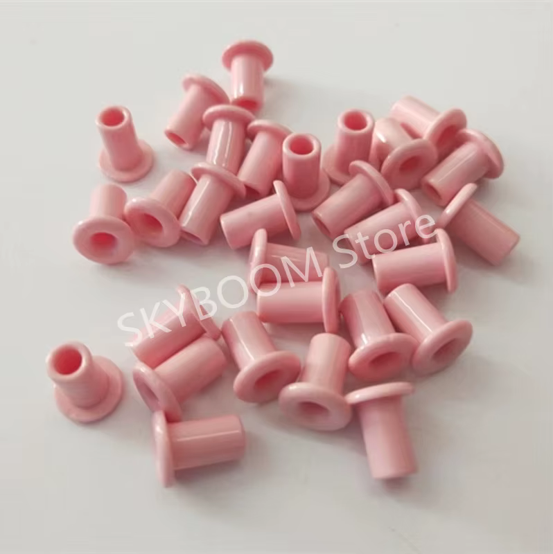 Porcelain Eye Textile Machine Parts Alumina Guide Wire Porcelain Eye Ceramic Eyelet Porcelain Bead