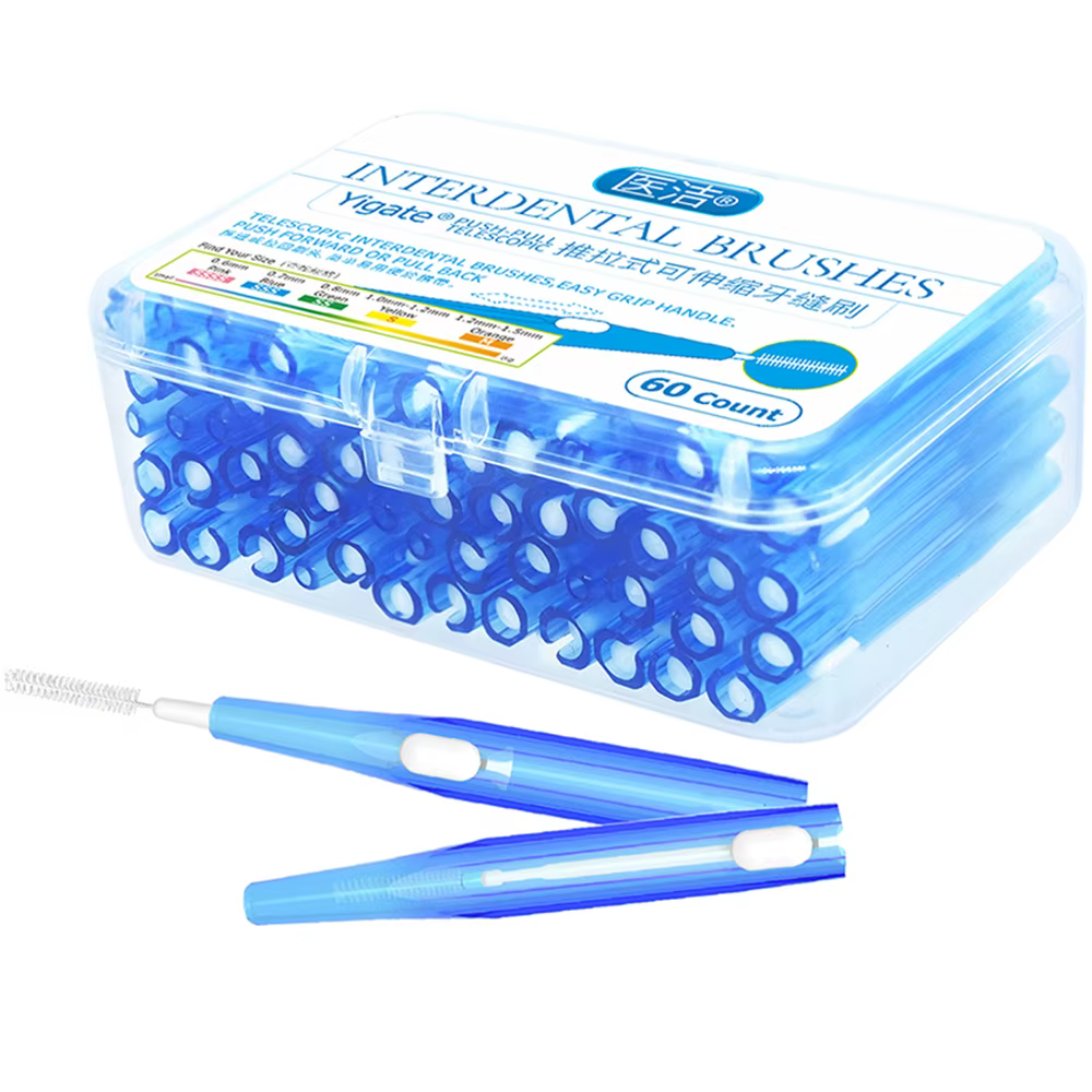 0.6-1.5mm Interdental brush cleaning between teeth oral care toothpick dental tool floss orthodontic I shape tooth brush