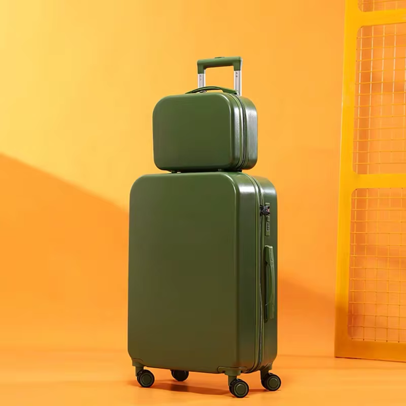 Hot!New 18"20"22"24"26"carry-on Suitcase with handbag children lovely rolling luggage travel bag kids soild Trolley suitcase