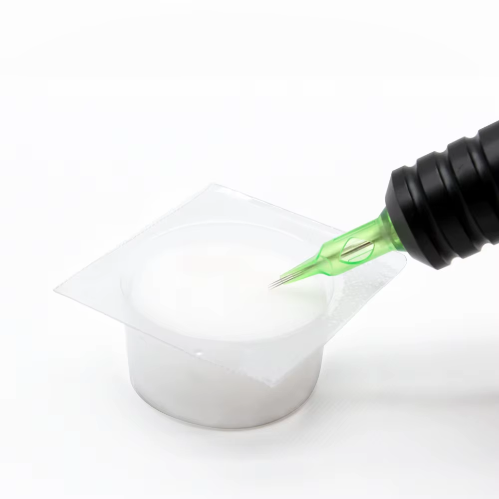 Dipfoam Disposable Tattoo Needles Cartridges Clean Cup For Pens Tattoo Machine And Permanent Makeup Machine Clean Inks 24pcs/box
