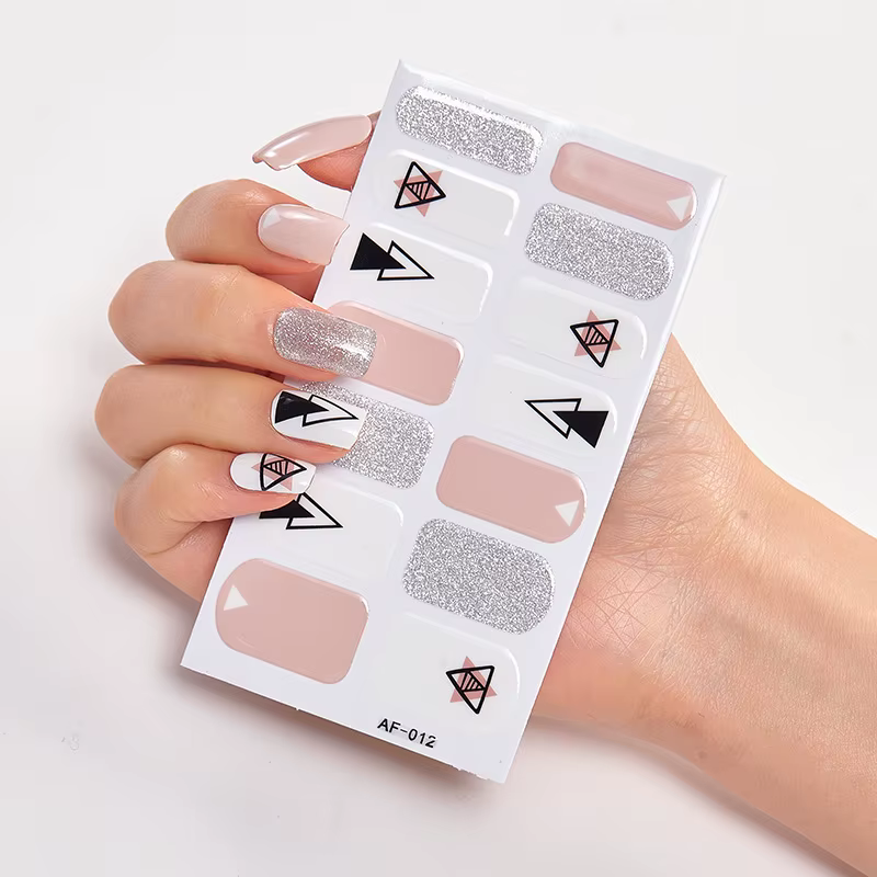 Patterned Nails With Creative Nail Polish Fashion Nail Polish Self Adhesive Nail Sticker Sticker For Nails Nail Designs