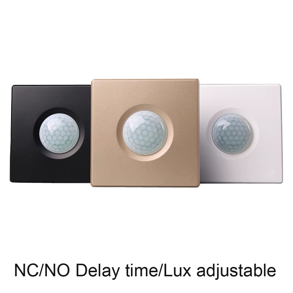 Wall Mounted Wire Infrared Detector NC NO Relay Signal Time Optional Smart Control PIR Motion Sensor Hotel Room Smart Control