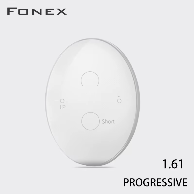 Customized 1.56 1.61 1.67 (ADD+0.75~+3.00) Progressive Multifocal Lenses Optical Hyperopia Resistance Short Middle Far Lens